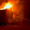 Incendie majeur : Un bâtiment de l’entreprise Michel Noël a été la proie des flammes à Wickham