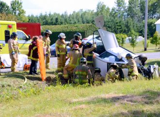 Accident sur la route 122 – Une femme blessée lors d’une collision