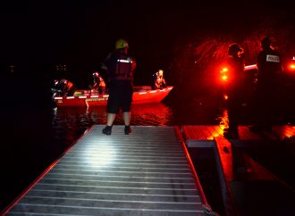 Un baigneur recherché par les pompiers et la Sûreté du Québec dans la rivière Saint-François à Drummondville