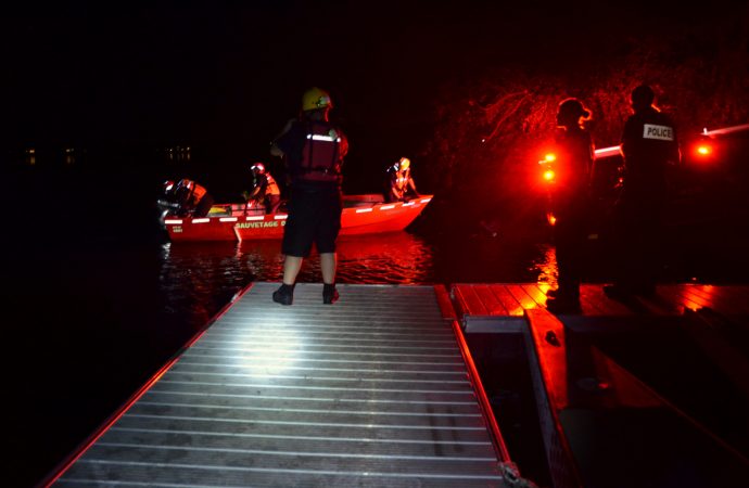 Un baigneur recherché par les pompiers et la Sûreté du Québec dans la rivière Saint-François à Drummondville