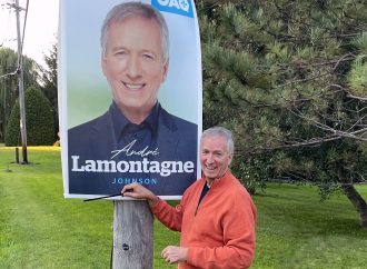 André Lamontagne, député sortant et candidat de la CAQ dresse un bilan positif de ce début de campagne