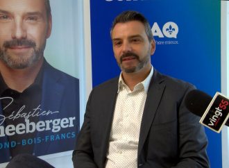 Élections Québec 2022 – Entrevue vidéo sur les enjeux de la campagne et de la région avec Sébastien Schneeberger