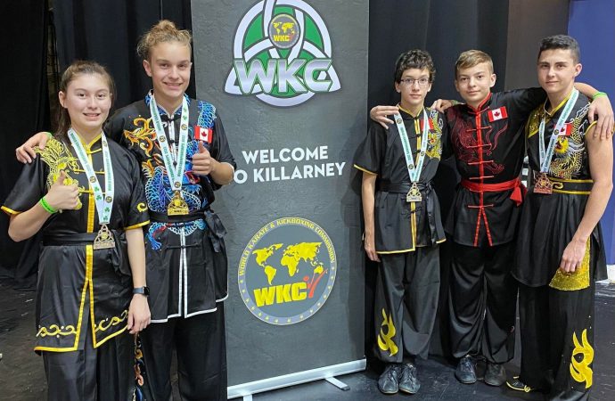 Arts martiaux – Cinq jeunes Drummondvillois s’illustrent en Irlande aux championnats du monde de la WKC.