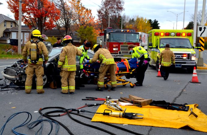 Un accident de la route fait un blessé sur le boulevard de l’Université à Drummondville