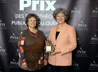 La Bibliothèque municipale Desjardins de Saint-Bonaventure honorée lors du premier Gala des bibliothèques publiques du Québec