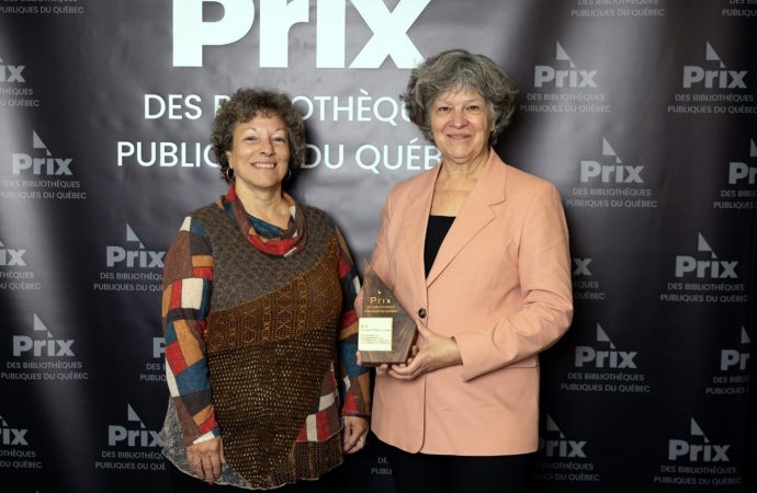 La Bibliothèque municipale Desjardins de Saint-Bonaventure honorée lors du premier Gala des bibliothèques publiques du Québec