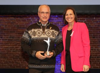 François Sylvain, lauréat du prix du bénévolat en loisir et en sport Dollard-Morin pour la région du Centre-du-Québec