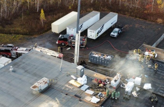 Un début d&rsquo;incendie a forcé l’évacuation des employés de l&rsquo;entreprise Siemens à Drummondville.
