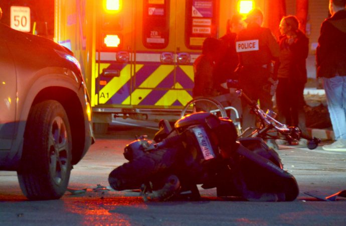 Un adolescent blessé dans un accident de scooter à Saint-Germain-de-Grantham