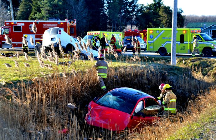 Deux blessés dans une violente collision sur la 139 à Wickham