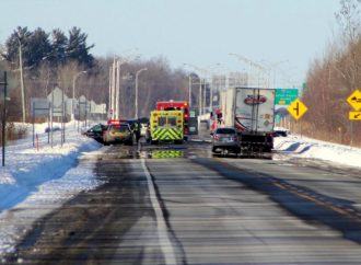 Un accident majeur force la fermeture de la 955 au Centre-du-Québec