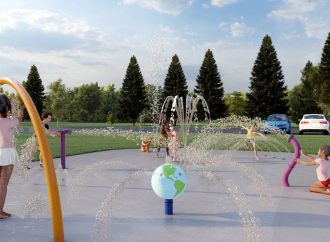 La Municipalité de Saint-Majorique-de-Grantham dévoile son nouveau parc de jeux d’eau !