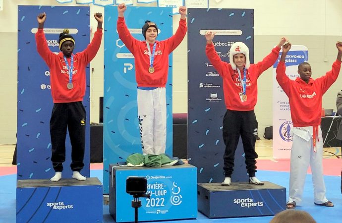 Jeux du Québec : le taekwondo a l’honneur et une récolte de 19 médailles au premier bloc pour nos athlètes Centricois