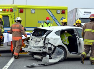 Un poids lourd impliqué dans un accident avec blessée à St-Germain-de-Grantham
