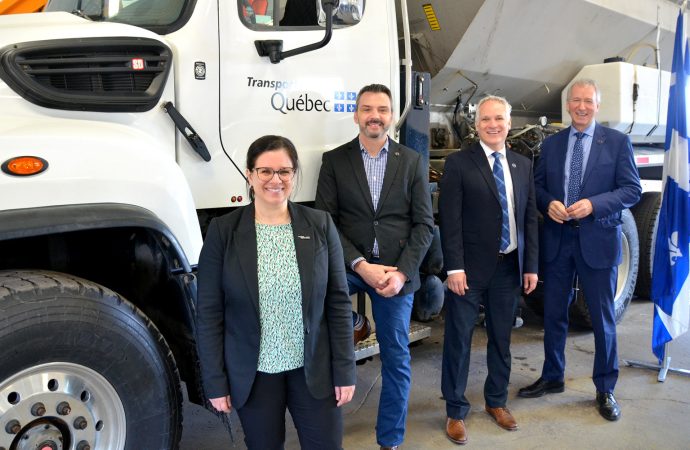 Les députés André Lamontange et Sébastien Schneeberger annoncent des investissement de 203 M$ pour les routes au Centre-du-Québec