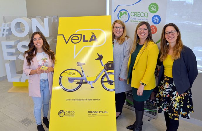 VéLÀ : les premiers vélos à assistance électrique en libre-service gratuit arrivent à Drummondville!