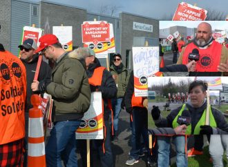 Grève des fonctionnaires fédéraux : 9e jour de grèves, les employés intensifient leurs moyens de pression à Drummondville