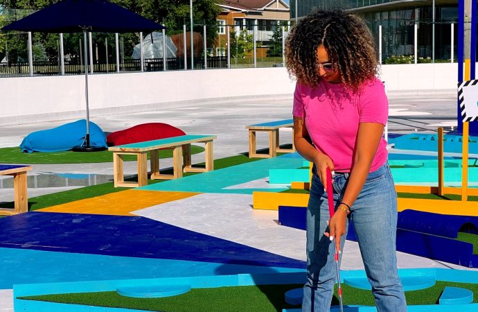 Le parcours de minigolf du centre-ville de Drummondville est maintenant ouvert pour la saison estivale!