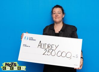 Loto-Québec : une autre heureuse gagnante d’un gros lot de 250 000 $ à Drummondville !