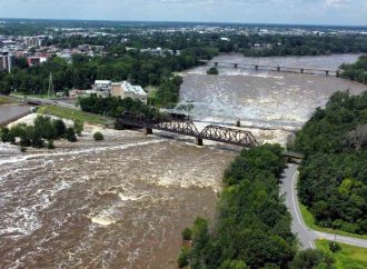Risque d’inondations : Fort débit de la rivière sécurité civile de Drummondville en veille
