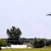 Une visite plutôt rare et impressionnante : un C-17 Globemaster dans le ciel de Drummondville