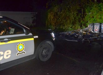 Incendie de cabanon à Drummondville :  la scène remise à la Sûreté du Québec