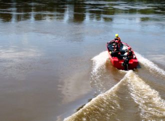 Un exercice de chavirement est à l’origine du déploiement de l’équipe de sauvetage nautique de Drummondville