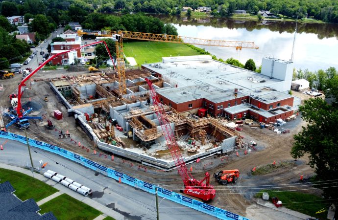 Construction de la nouvelle usine : La Ville de Drummondville demande aux citoyens de réduire leur consommation d’eau potable jusqu’à la mi-septembre