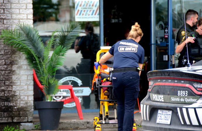 Altercation à la sortie d’un commerce : une femme transportée au centre hospitalier de Drummondville