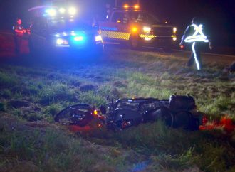 Accident : Un motocycliste et sa passagère blessés sur l’autoroute 20 à la hauteur de Notre-Dame-du-Bon-Conseil
