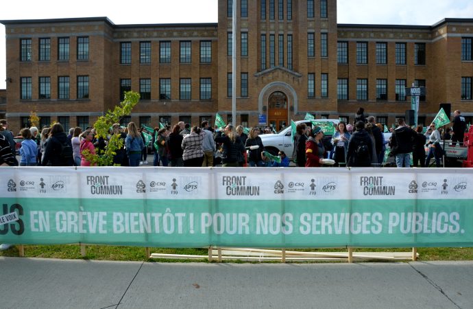 Négociations du secteur public : Première journée de grève pour les travailleuses et travailleurs du Front commun du Centre-du Québec