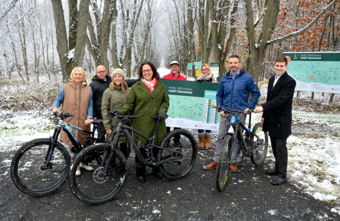Les amateurs de sentiers de vélo de montagne seront comblés au parc régional de la Forêt Drummond
