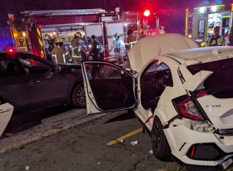 Violente collision à l’intersection de Lemire et Marchand à Drummondville