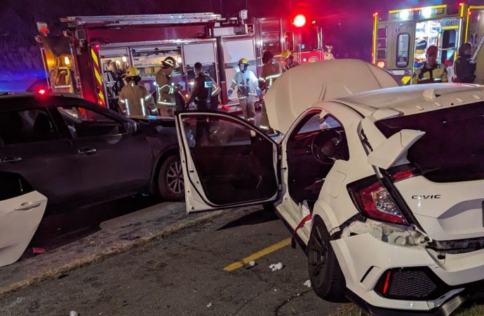 Violente collision à l’intersection de Lemire et Marchand à Drummondville