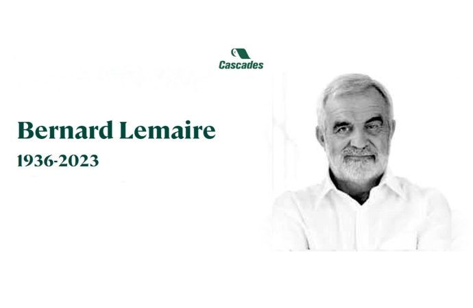 M. Bernard Lemaire, le bâtisseur drummondvillois, cofondateur de la multinationale Cascades est décédé à l’âge de 87 ans