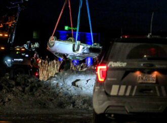 Fermeture de l’autoroute 20 en direction de Saint-Hyacinthe à la suite d’une violente embardée