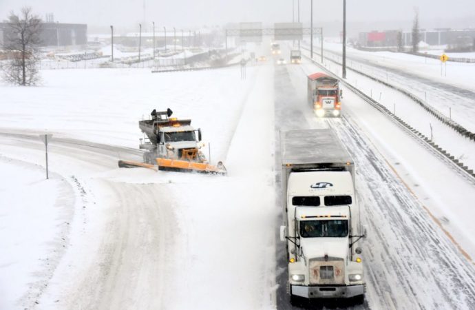 Une autre bordée de neige a surpris plusieurs automobilistes à Drummondville
