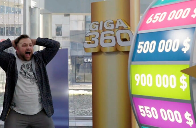 Un résident Centre-du-Québec remporte 900 000 $ en faisant tourner la roue Giga 360