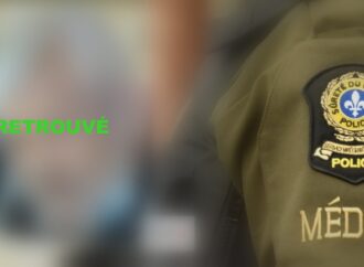 La SQ confirme que le Drummondvillois de 75 ans a été retrouvé sain et sauf.