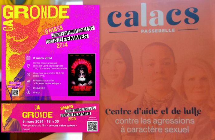 ÇA GRONDE !!! 8 mars : Journée internationale des droits des femmes, Oser en parler, la chronique du Calacs La Passerelle