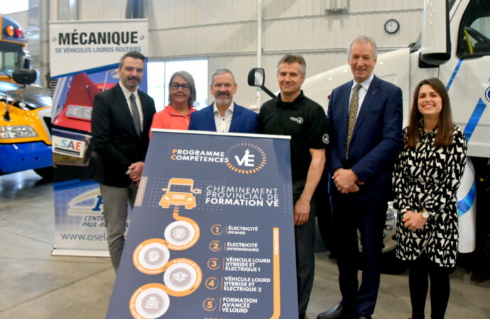 Véhicules lourds hybrides et électriques : Drummondville au cœur de la transition énergétique avec un nouveau programme de formation
