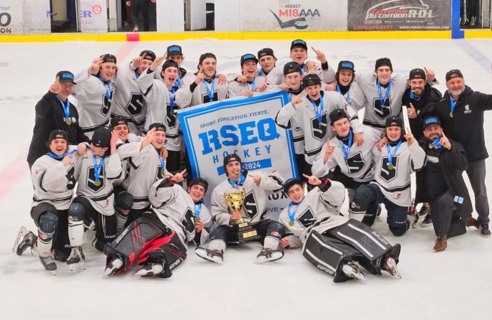 Les Sénateurs hockey M18-D1-relève du CSB, champions provinciaux RSEQ !