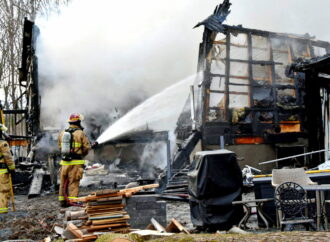 Une résidence a été a été la proie des flammes à Saint-Léonard-d’Aston