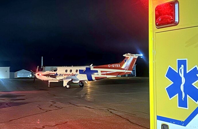 Accident d’autocar : Retour de l’entraîneur sportif, Air Médic a assuré le retour de Yannick Powers à Drummondville