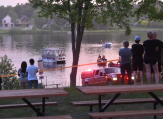 Une voiture a sombré dans la rivière Saint-François à Drummondville