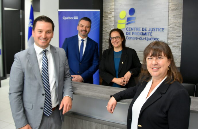 Ouverture officielle du nouveau Centre de justice de proximité du Centre-du-Québec