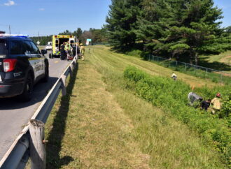 Accident : les services d’urgence nécessaires suite à une embardée …en quadriporteur