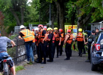 Une partie de pêche à l’aimant à l’origine d’un important déploiement d’urgence au parc Sainte-Thérèse