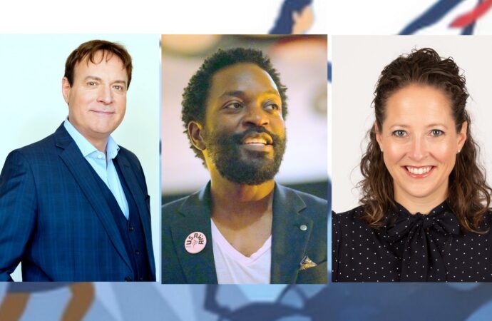 16e Colloque des superviseurs : Bruno Landry, Joël Nawej et Fanny Element dans une programmation dynamique à Drummondville