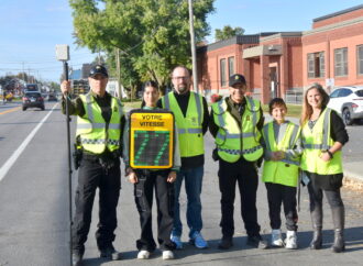 Opération « Radar vivant » : sensibilisation à la sécurité routière à St-Cyrille-de-Wendover